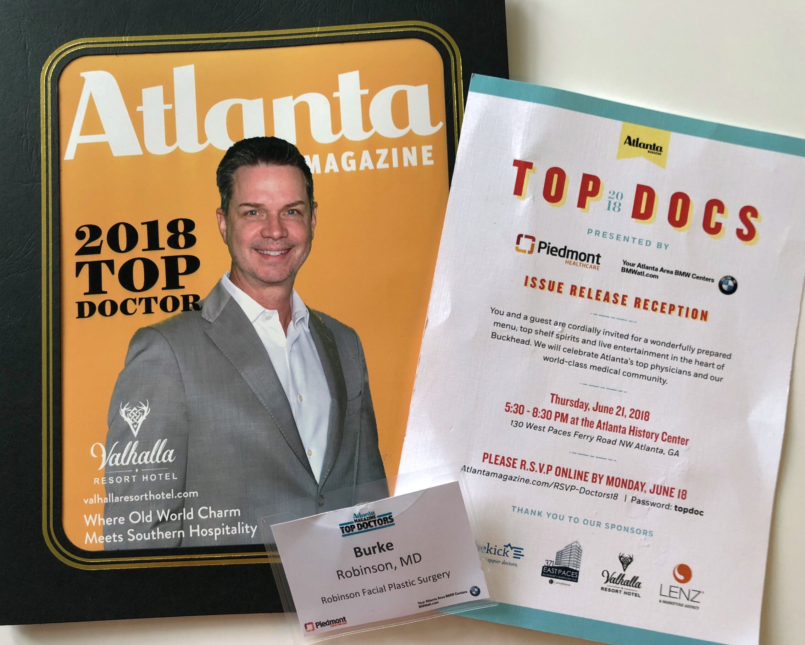 Atlanta Magazine Top Doctor 2018